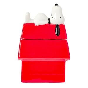 Peanuts Sculpted Ceramic Cookie Jar Snoopy and Snoopy’s House